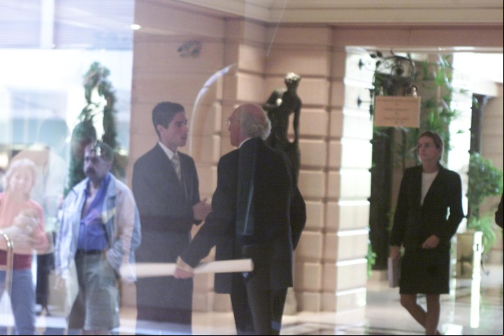 Carlos Bianchi en el hotel, en una concentración de Boca cuando era su DT. Foto Lorena Lucca / Archivo