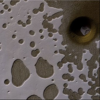 La foto NASA del día: un agujero misterioso en Marte