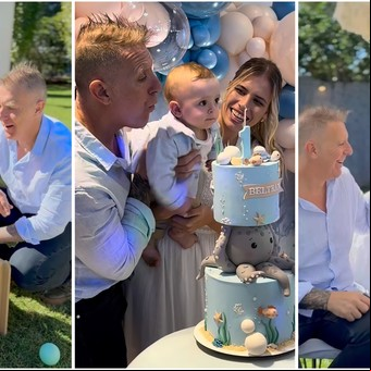 Alejandro Fantino y Coni Mosqueira festejaron el primer año de su hijo Beltrán con una súper fiesta
