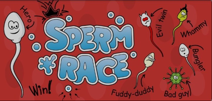 Así promociona Sperm Racing la carrera.