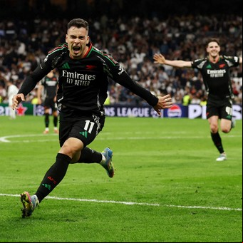 Arsenal hizo historia en el Bernabéu: eliminó al Real Madrid y es semifinalista de la Champions después de 16 años
