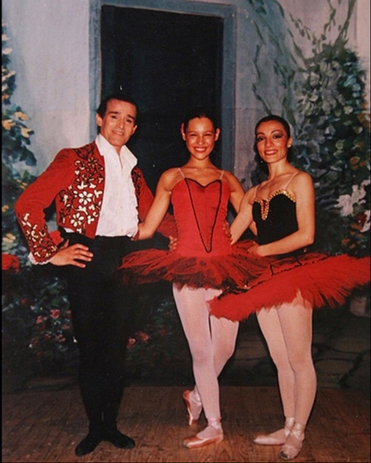 Pampita en una de sus muestras de ballet. Foto: Instagram