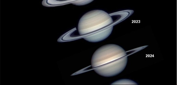 La foto NASA del día: Los anillos de Saturno parecen desaparecer