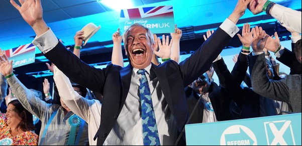 Test electoral en Gran Bretaña: Nigel Farage, padre del Brexit y el "Trump británico", podría ser la gran sorpresa