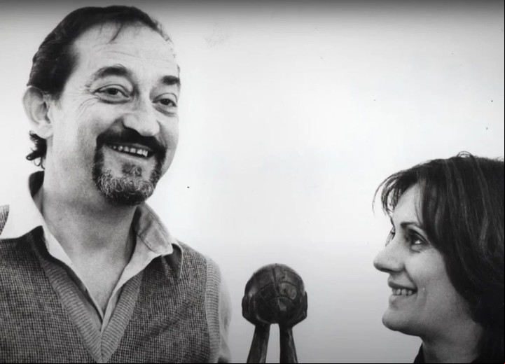Ariel Bufano y Adelaida Mangani. Un amor furtivo e intenso.