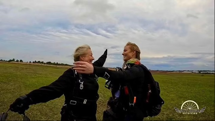 Jade Damarell murió en el acto tras una caída de 3.000 metros. Foto: Sky High Skydiving.