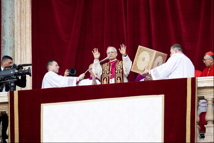 Su papado inició el día 8 de mayo del 2025, con la energía 22. Foto: Xinhua/Li Jing.