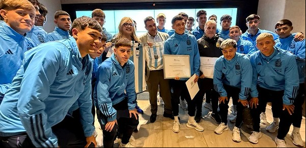 Reconocimiento en Mendoza para la Sub 20 del Ascenso