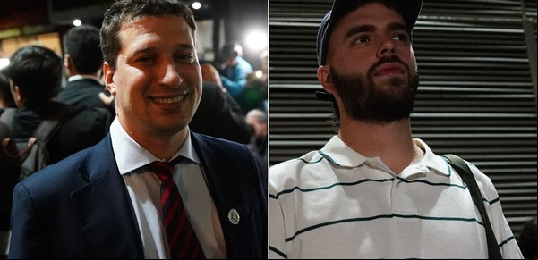 El insólito cruce entre los candidatos a legislador Yamil Santoro y Luca Bonfante en un streaming por la represión a jubilados: "Sos mala leche"