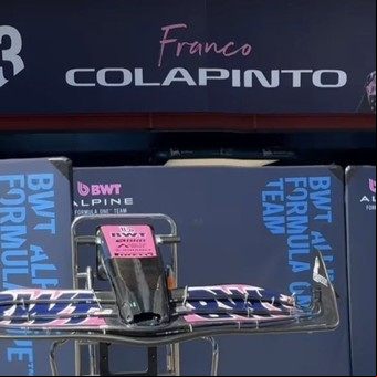 Así será el box de Franco Colapinto para su regreso a la Fórmula 1 con Alpine en Imola: número 43 y sala 'quirúrgica'
