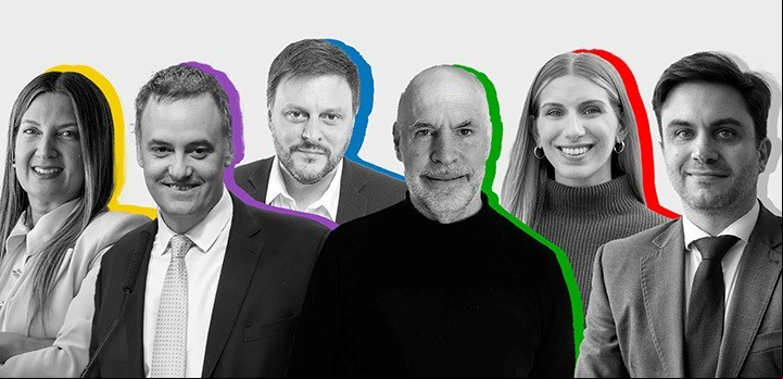 Los principales candidatos de la elección porteña