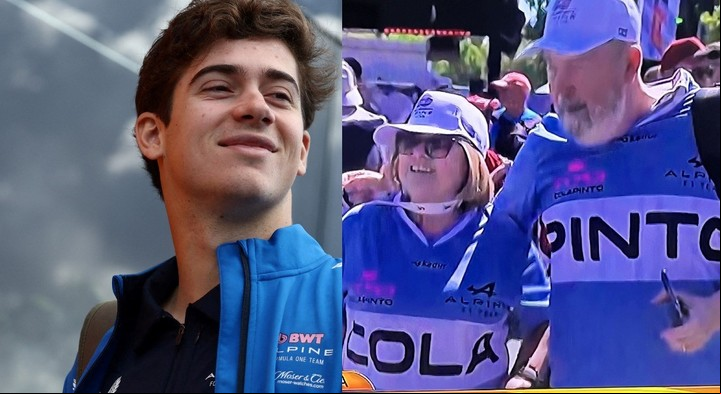 Julio y Ana, una pareja de Olavarría, llegó a Imola para ver a Franco Colapinto, el argentino que deslumbra a la Fórmula 1.