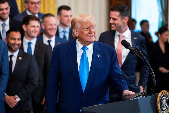 Donald Trump y una comparación con Juan Domingo Perón, según el JP Morgan. Foto EFE