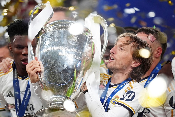 Modric y la Champions en 2024.
(Mike Egerton/PA via AP)