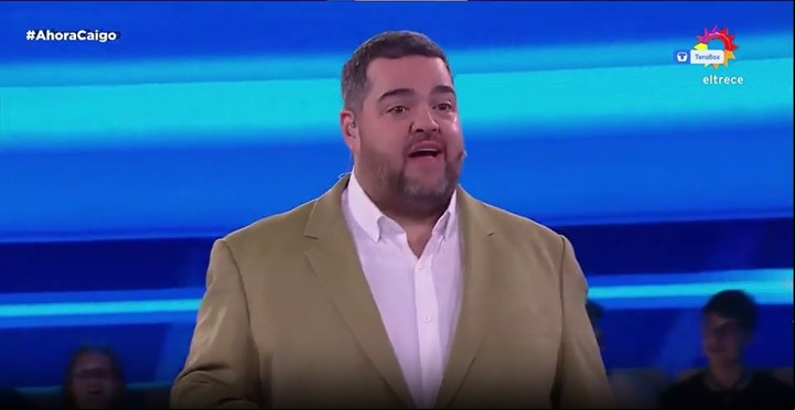 Darío Barassi se mostró sorprendido e incómodo por la confesión de un participante. Captura TV.
