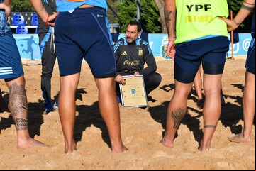 Selección Argentina de Fútbol Playa: primera semana, enfocada en captar talentos