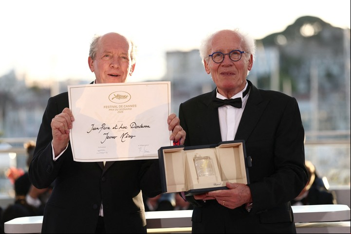 Los directores y hermanos Jean-Pierre Dardenne y Luc Dardenne, siempre presentes en Cannes. Foto
Reuters