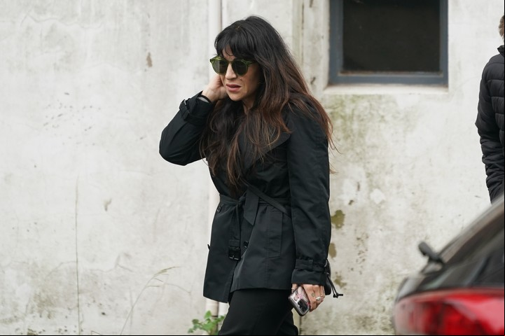 Gianinna Maradona, una de las más afectadas por lo sucedido en la jornada del juicio por la muerte de su padre. Foto: Juano Tesone.