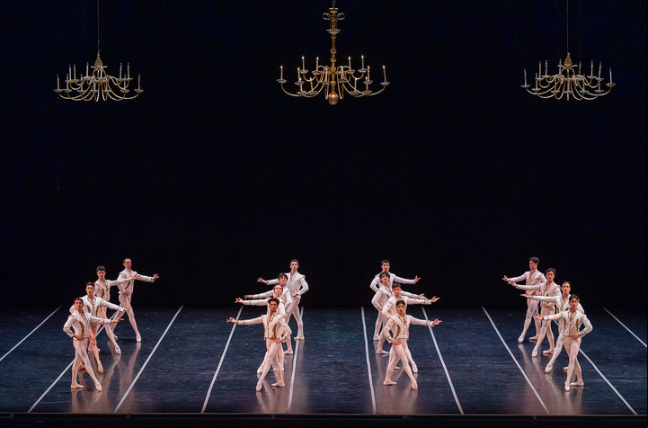 El Ballet del Colón, en plena interpretación de "Paquita". Foto Prensa