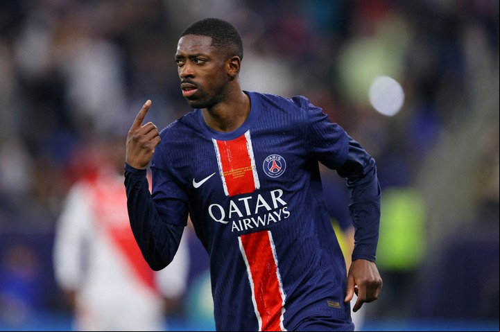 Ousmane Dembélé, la figura de PSG esta temporada. Foto: Ibraheem Al Omari / Reuters.