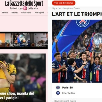 "Arte y triunfo" de PSG, "humillación" de Inter y una estatua para Luis Enrique: qué dijeron los diarios internacionales tras la final de la Champions League