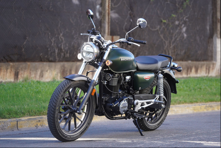 La nueva CB350 destaca por su diseño. Foto Guillermo Rodríguez Adami